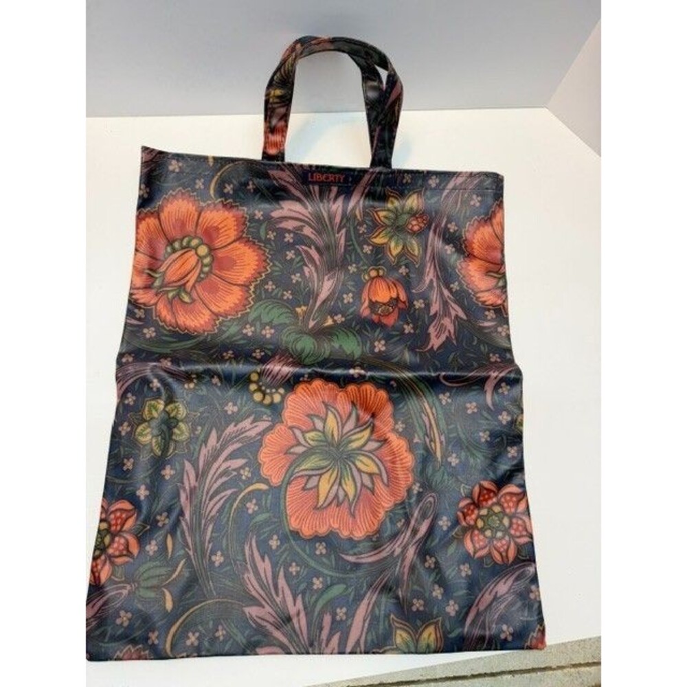 Liberty London Floral Tote Bag Coated Canvas Oilcloth Shopper William Morris